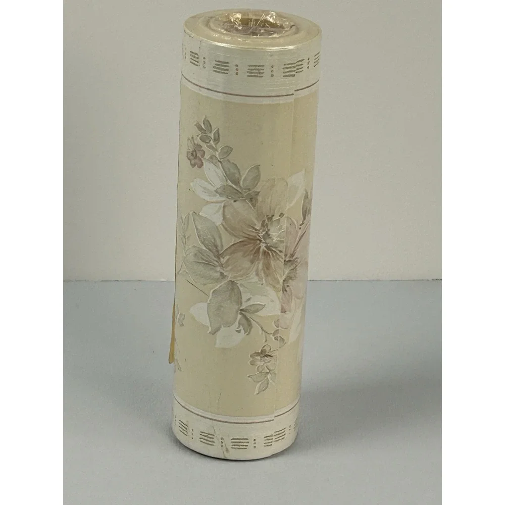 Vintage Floral Wallpaper Border Roll 15 Ft Cottagecore Shabby Chic NOS